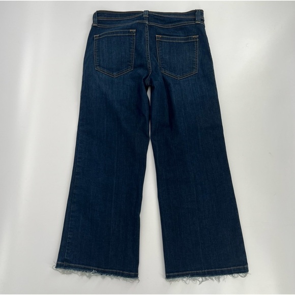 Perry Ellis Flare Rough Hem Jeans Size 6 Women’s - Picture 3 of 4